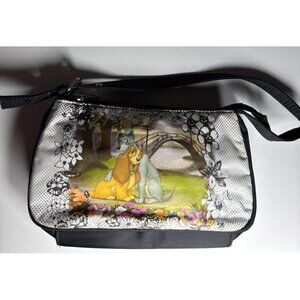 Disney Lady & The Tramp Crossbody Bag With Floral Design & Adjustable Strap